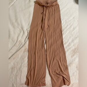 skims xs nude Tan Wide-Leg lounge pants